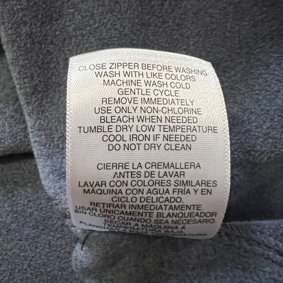 Mondetta Outdoor Project Mens Fleece Quarter Zip Pullover Long Sleeves Blue XL - Picture 8 of 8